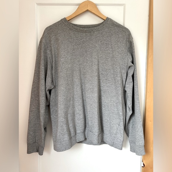 Vintage style crew neck sweater, grey, size M - Picture 1 of 3